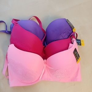 Lukasi Bras lot of 3 size 34 DD